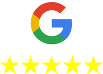 GOOGLE with 5 stars