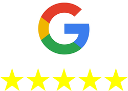 GOOGLE with 5 stars