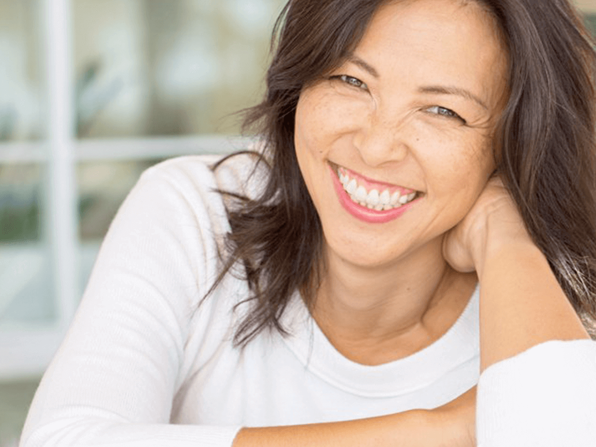 Smiling Middle Age Woman