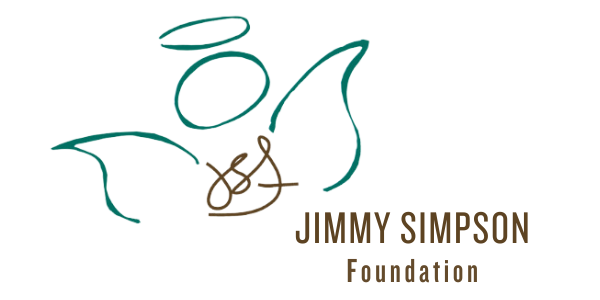 A logo for jimmy simpson foundation is shown