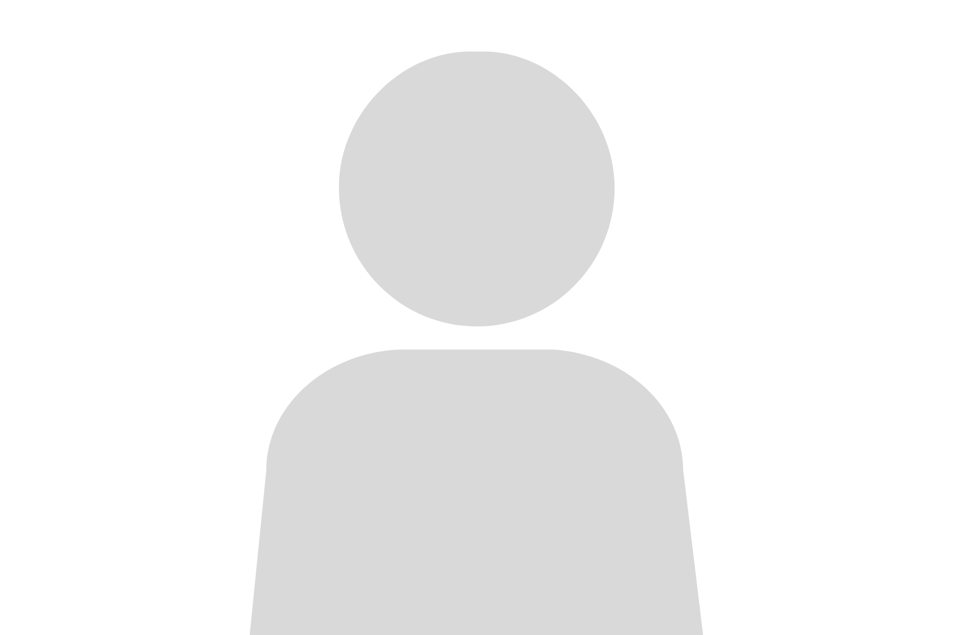 A silhouette of a person without a face on a white background.