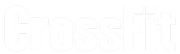 Faint white embossed wordmark reading “CrossFit” on a light background