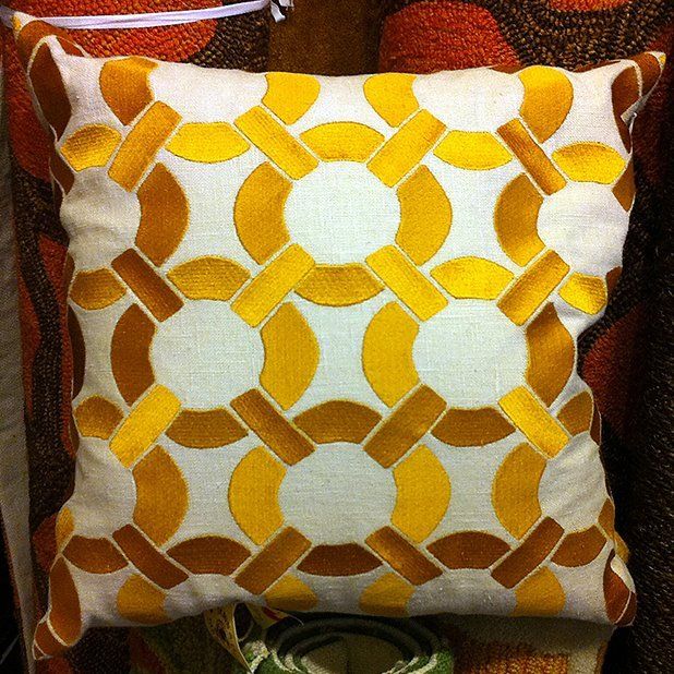 White & Gold Pillow, Bedding Store in New York, NY