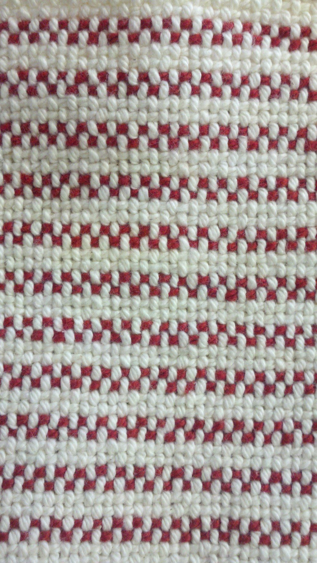 Red and White Stripe Blanket, in New York, NY