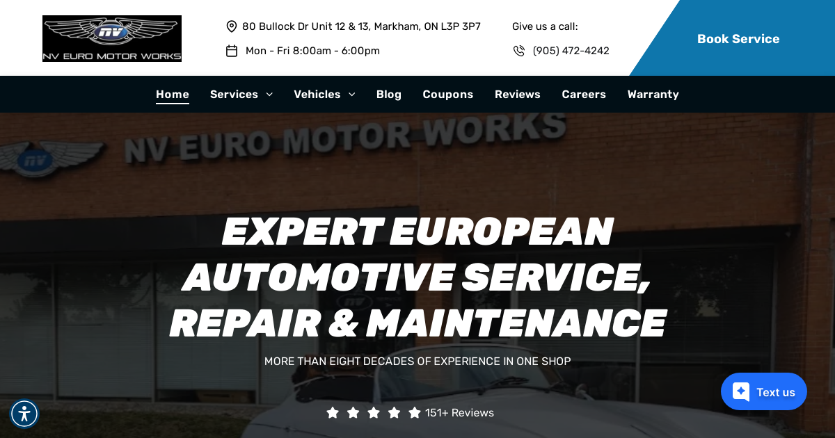 Subaru Auto Repair - Markham, ON | NV Euro Motor Works