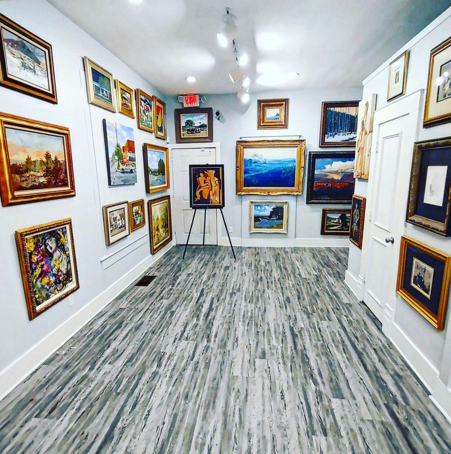 Denison Art Gallery, downtown Denison, TX