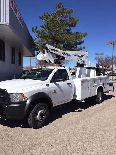 Aerial Lift Left View — Truck Equipment in Albuquerque, NM
