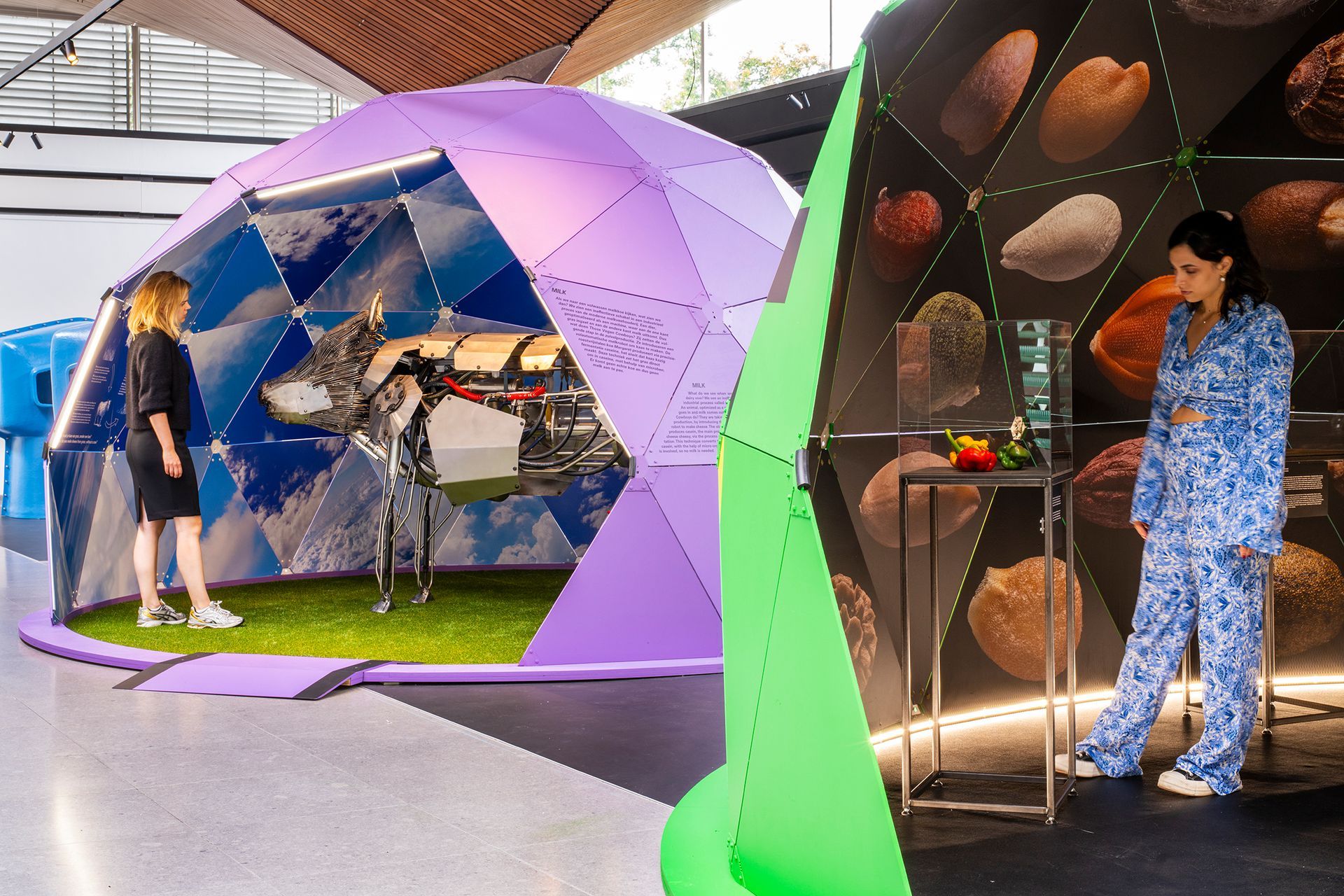 Spacefarming tentoonstelling in Evoluon Eindhoven