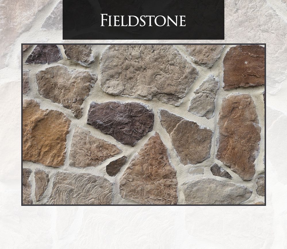 A picture of a fieldstone stone wall