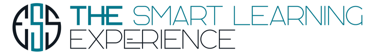 The smart learning experience logo on a white background