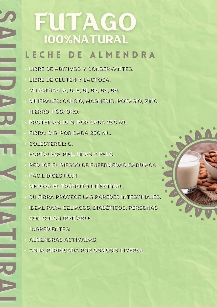 Futago, leche de almendras.