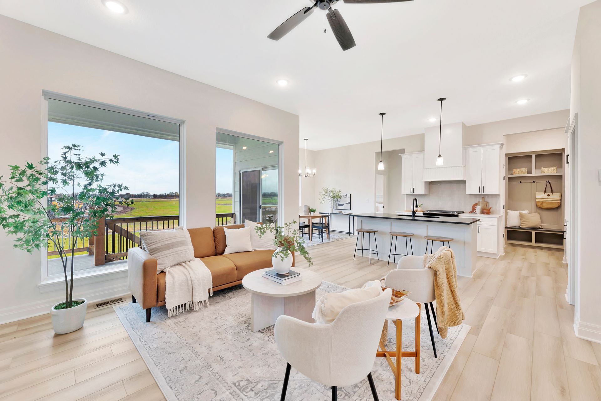 Artsy Flooring Model home