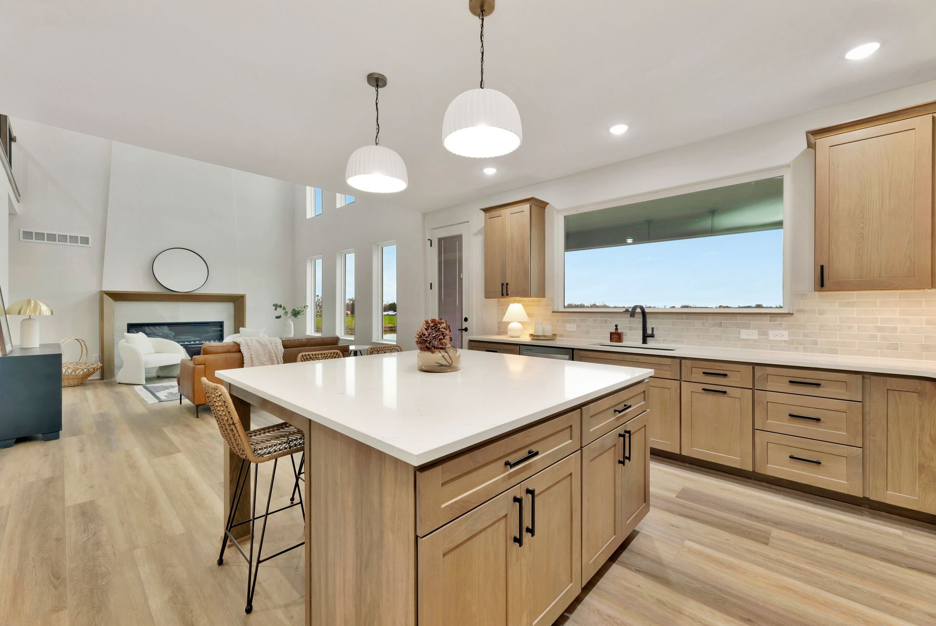 Artsy Flooring Model home