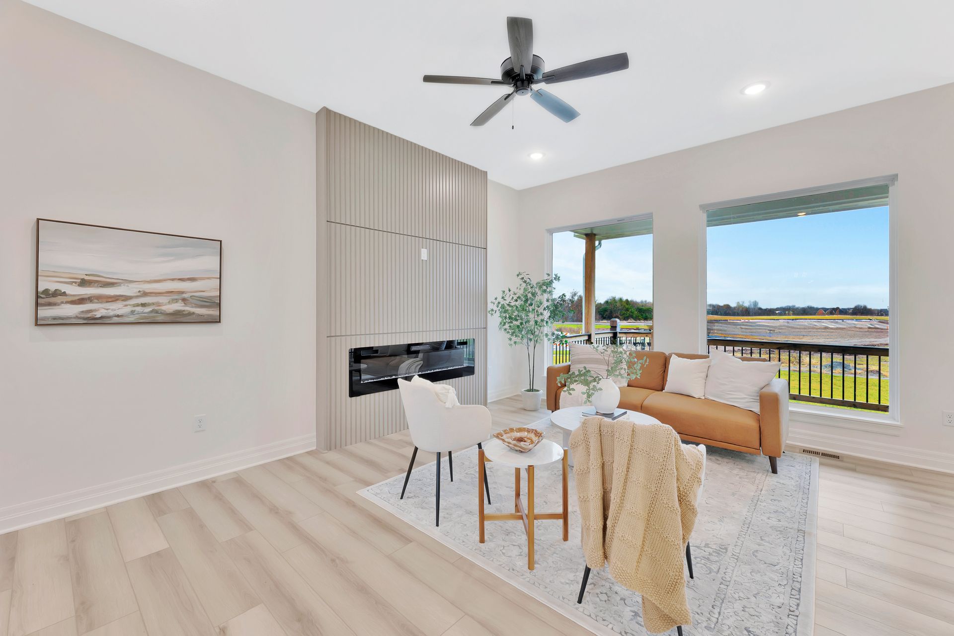 Artsy Flooring Model home