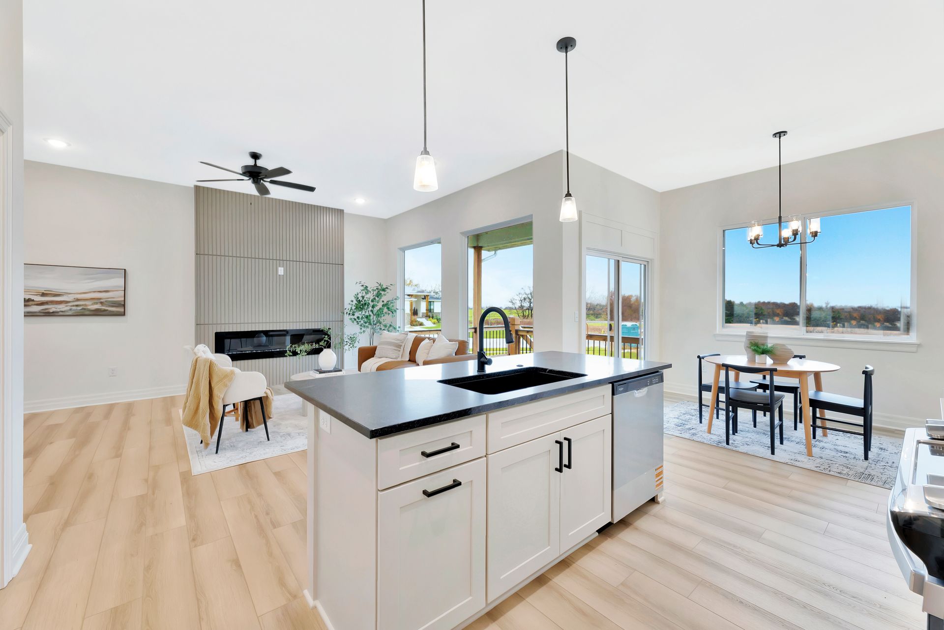 Artsy Flooring Model home