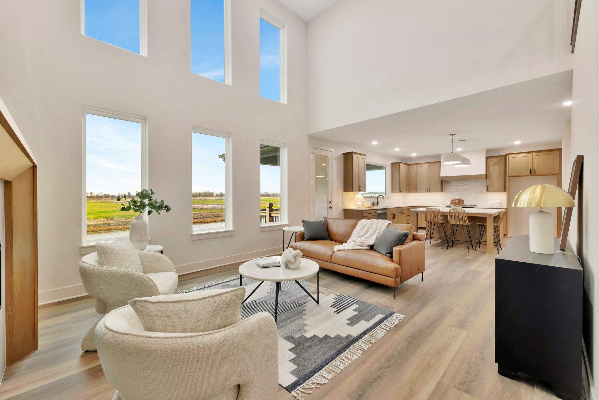 Artsy Flooring Model home