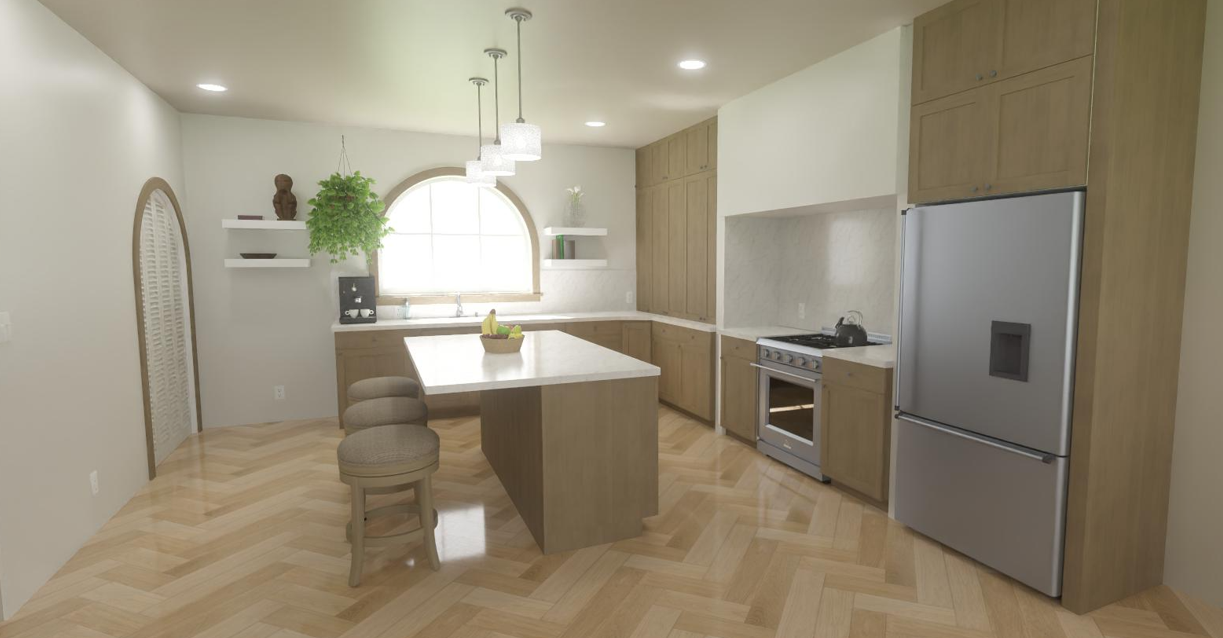 Artsy Flooring Model home