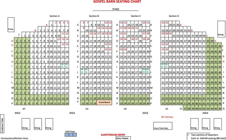 Renfro Valley Seating Chart