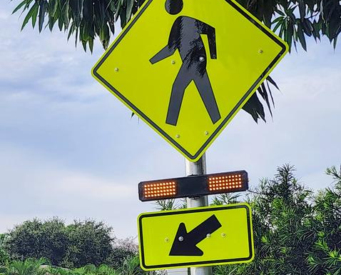 Crosswalk Pineapple Park Neighborhood