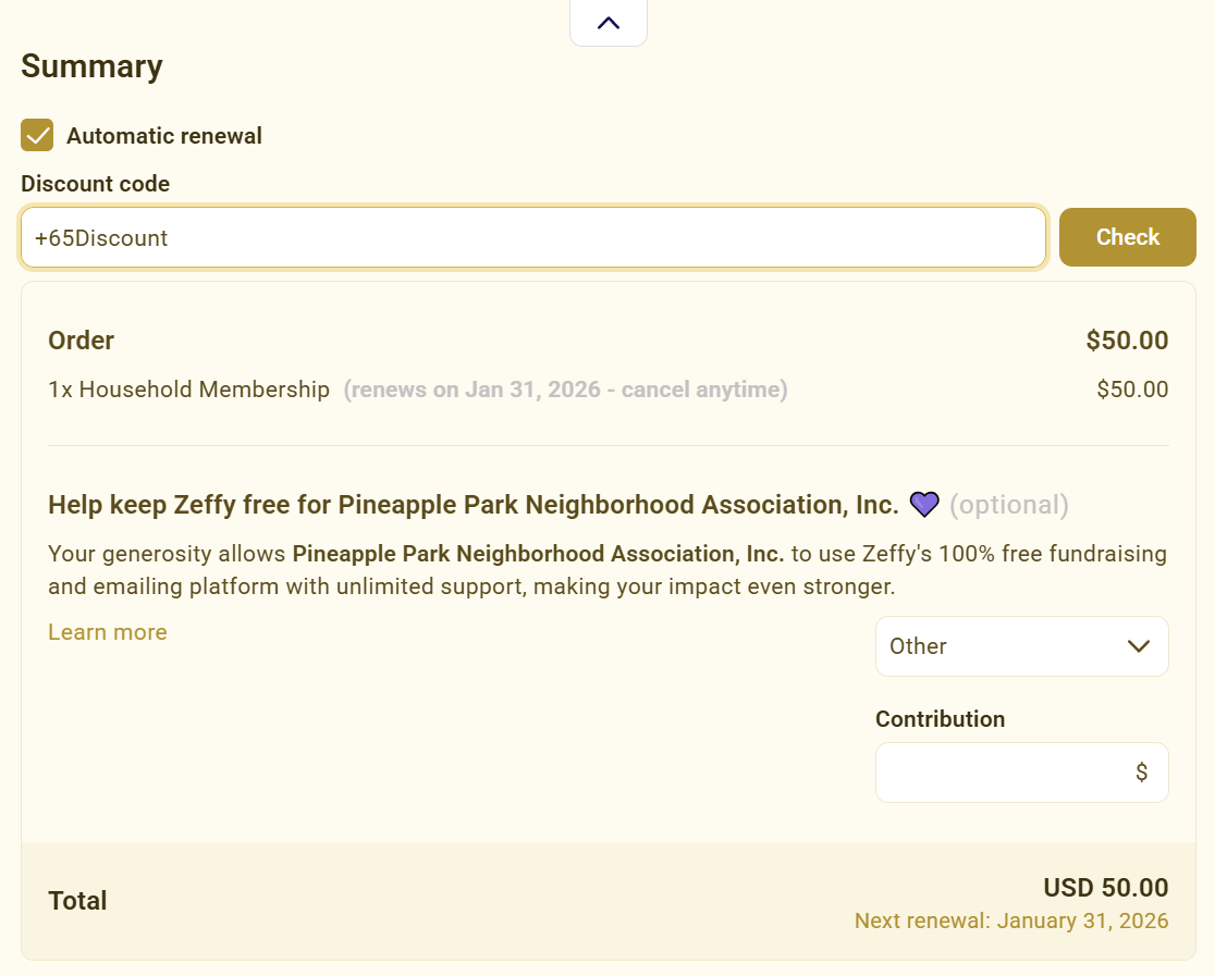 Pineapple Park Payment Options