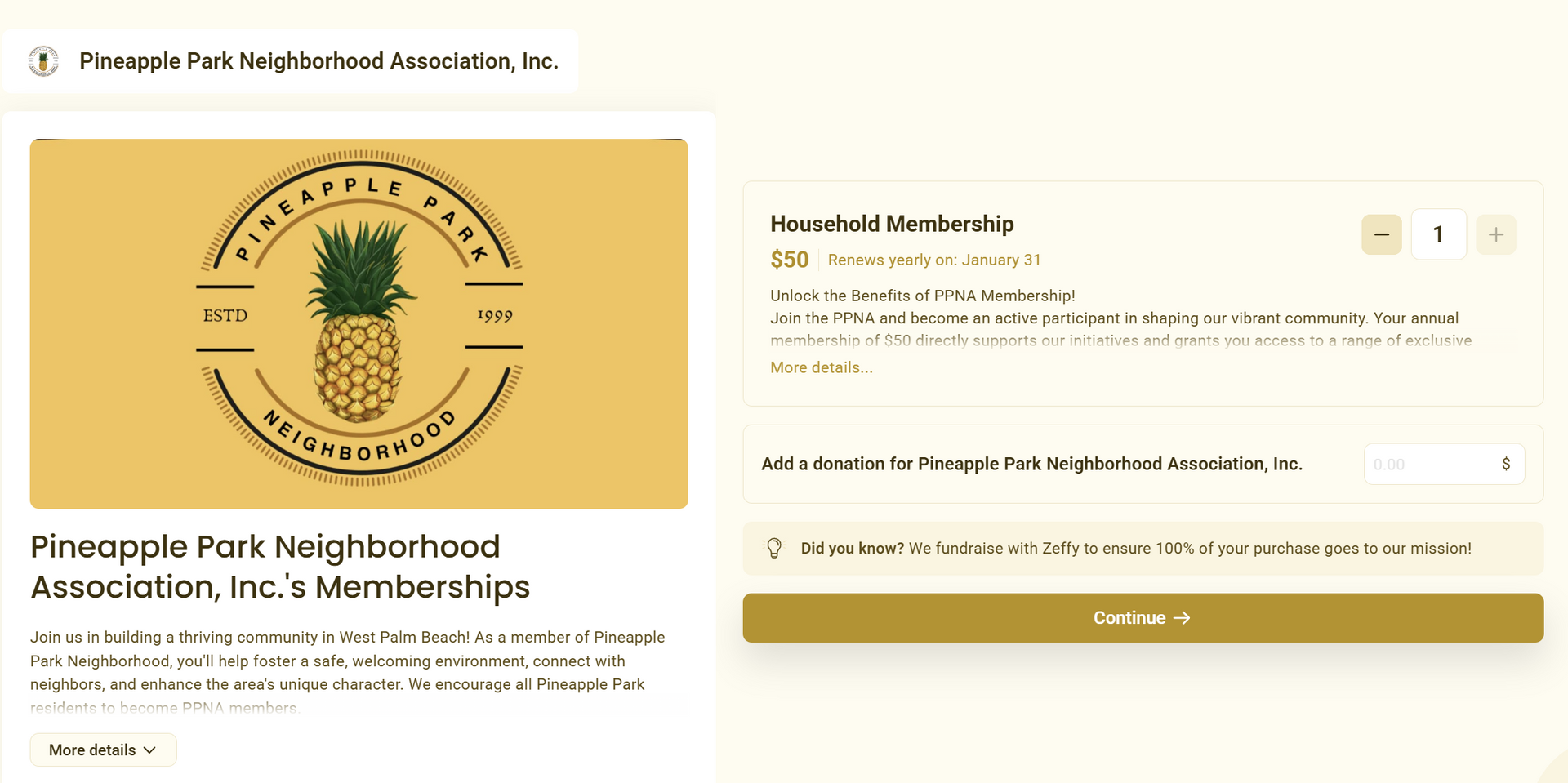 Pineapple Park Payment Options