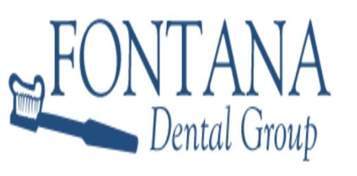 Fontana dental group logo with a toothbrush on it