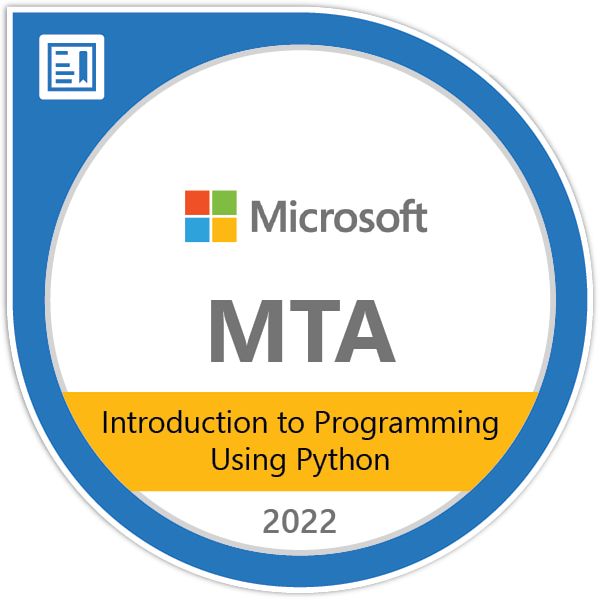 Carmanita Monroe Microsoft Technology Associate MTA Introduction to Programming Using Python Badge Bellbird SEO