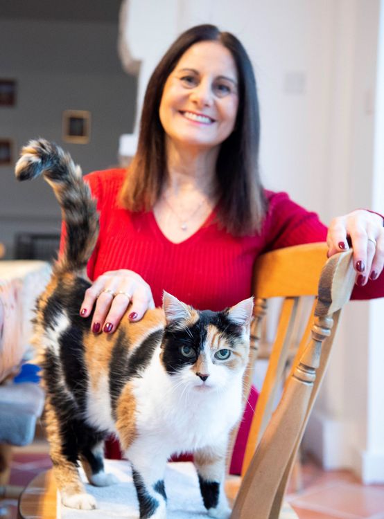 lady with a pet