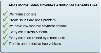 Atlas Motor Sales Provides Additional Benefits