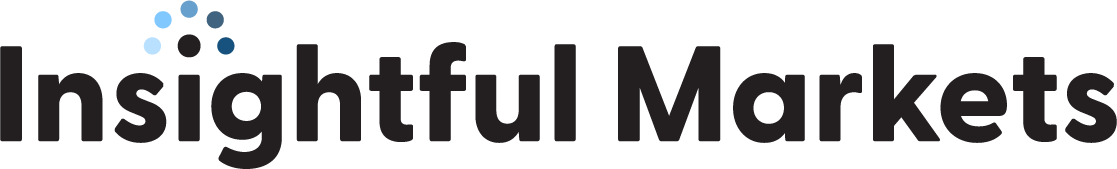 A blurry picture of the word insightful markets