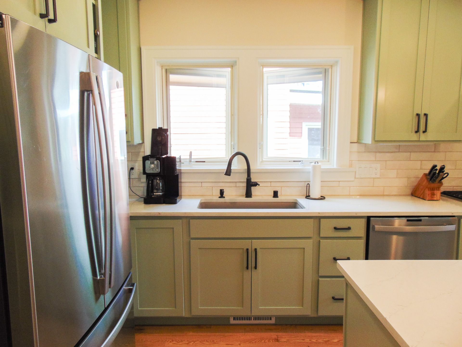 remodeled kitchen in historic home