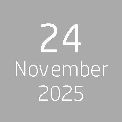 A date displayed on a grey background. It reads: 8 September 2025.
