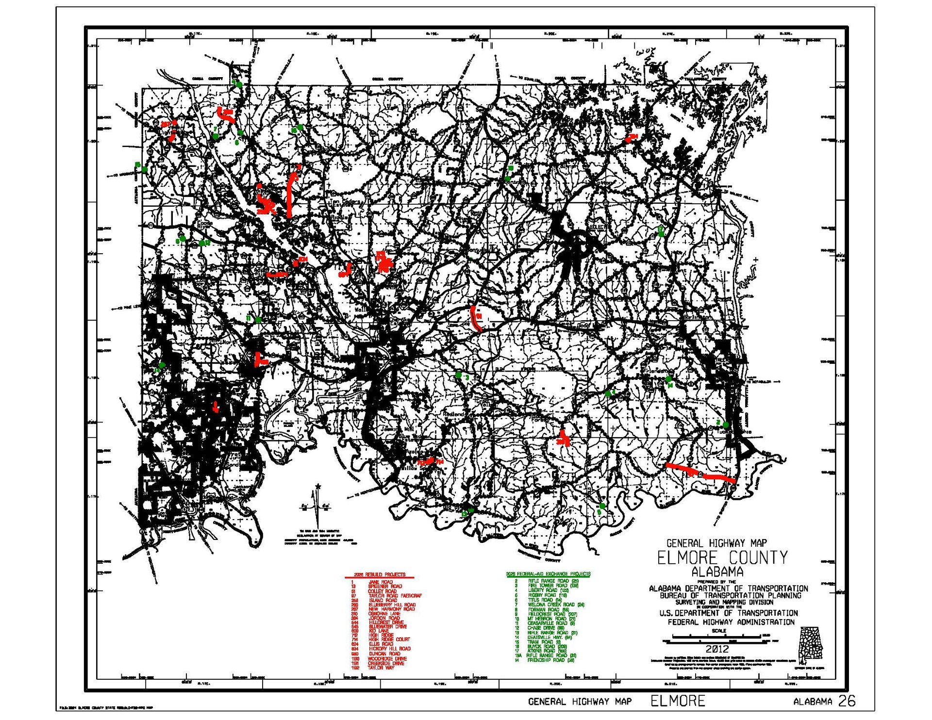 Map of Sumter County, Alabama, showing roads (black), rivers, and towns (red). Green indicates forest or vegetation.