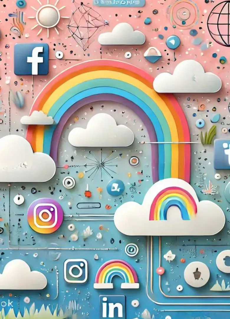 Marketing strategy meeting with Rainbow Creations team