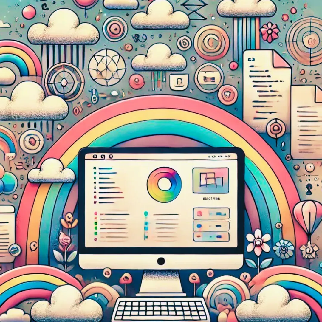 SEO audit in progress with analytics displayed on a screen