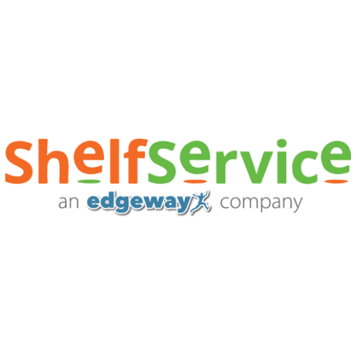 a logo for shelf service