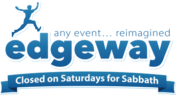A blue logo for edgeway events