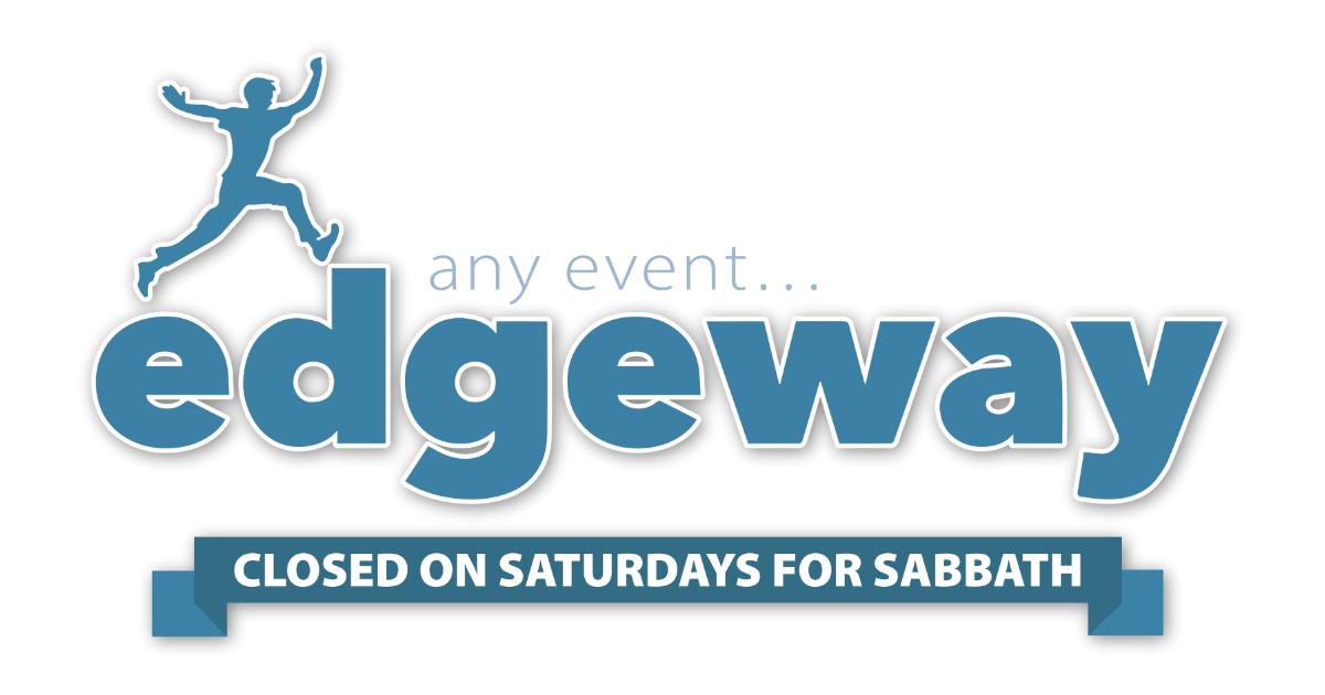 A blue logo for edgeway events
