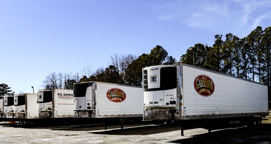 Cargo Containers stacked on top of each other