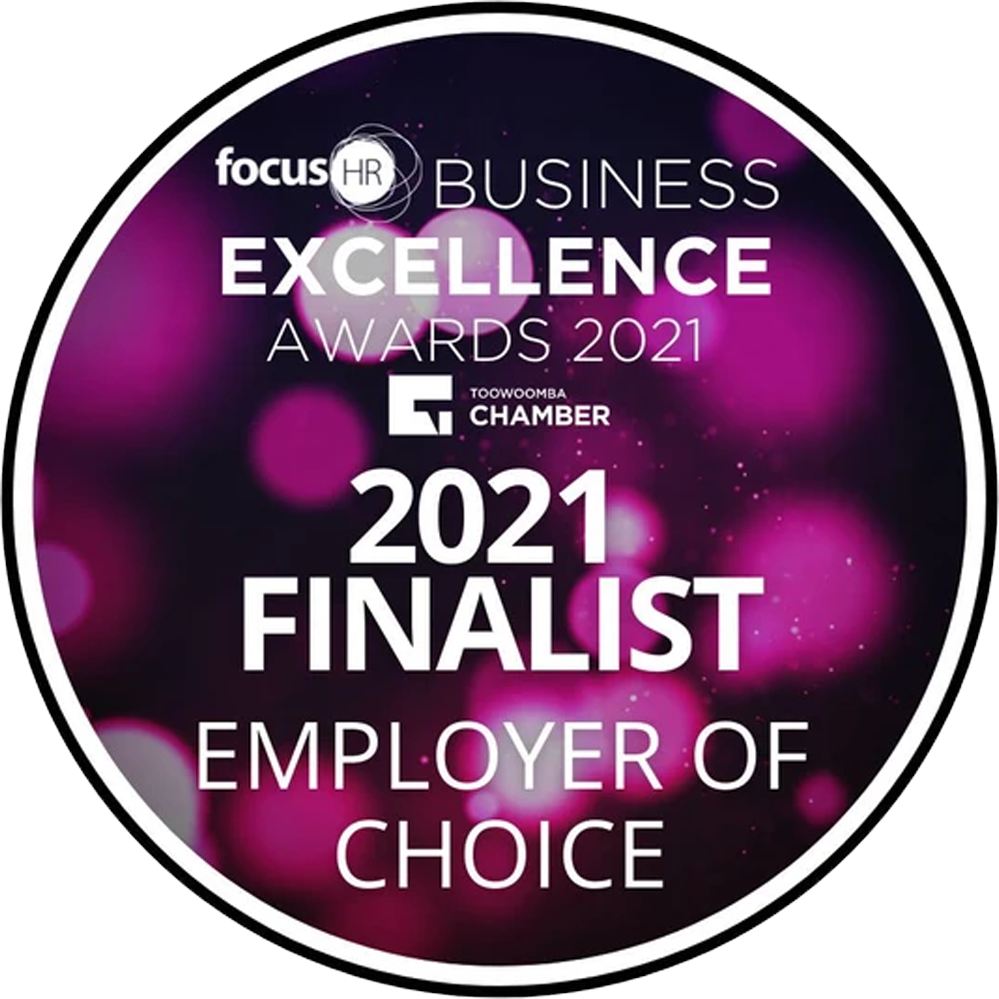 focus hr business excellence awards 2021 finalist employer of choice for the toowoomba chamber of commerce