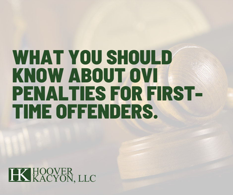 What You Should Know about OVI Penalties for First-Time Offenders