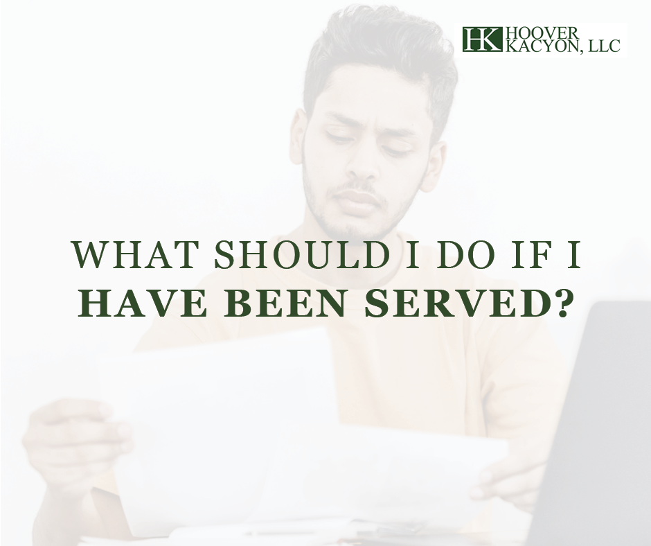 What Should I Do If I Have Been Served 