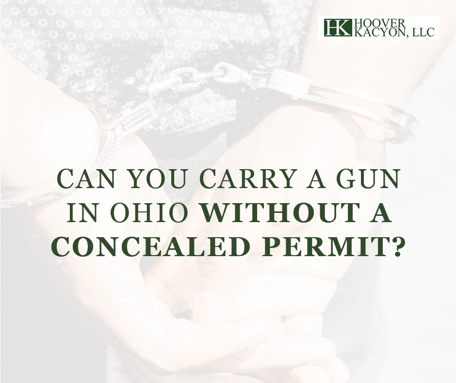 Can you carry a gun in Ohio without a concealed permit?