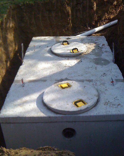 2 Compartment Tank — Chester County, PA — J. Gallagher Septic & Wastewater Control