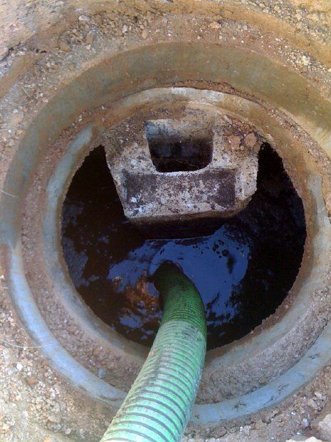 Cleaning Inside Septic — Chester County, PA — J. Gallagher Septic & Wastewater Control