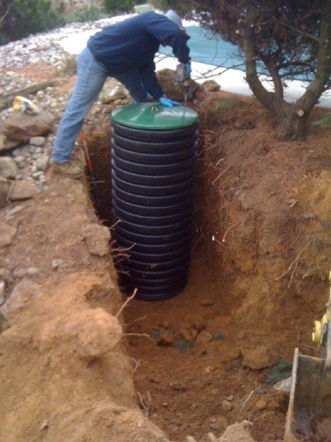 Covering Extension with Poly Lid — Chester County, PA — J. Gallagher Septic & Wastewater Control