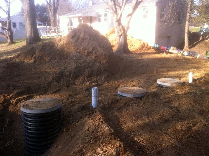 Extensions at Surface with Lids — Chester County, PA — J. Gallagher Septic & Wastewater Control