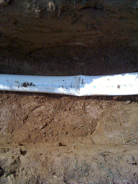 Damaged Sewer Line — Chester County, PA — J. Gallagher Septic & Wastewater Control