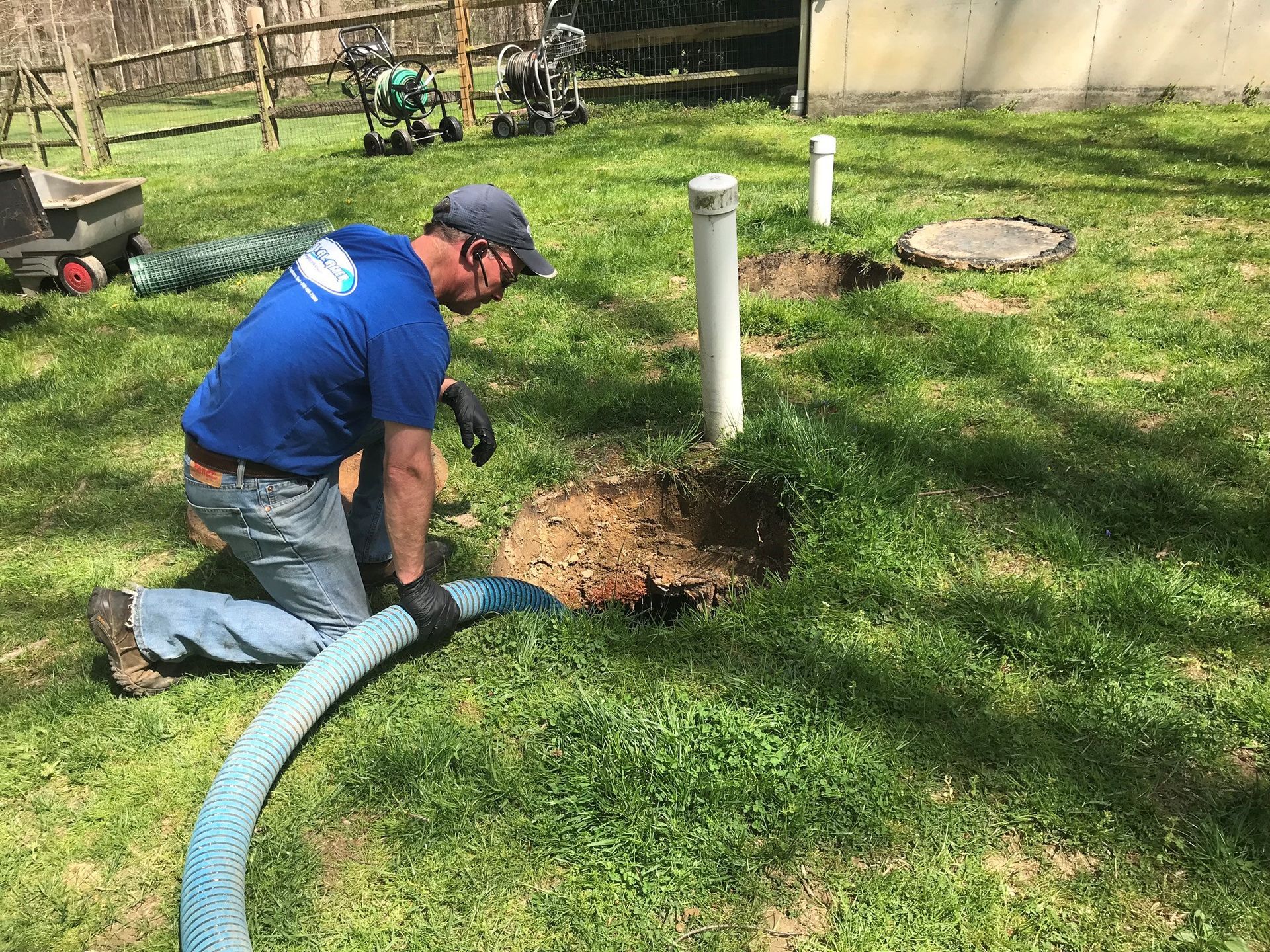 Septic Tank Debris — Chester County, PA — J. Gallagher Septic & Wastewater Control