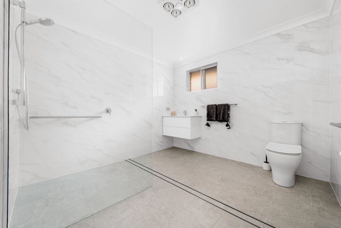 Modern Bathroom NDIS  - Chandolin Construction in Robin Hill NSW